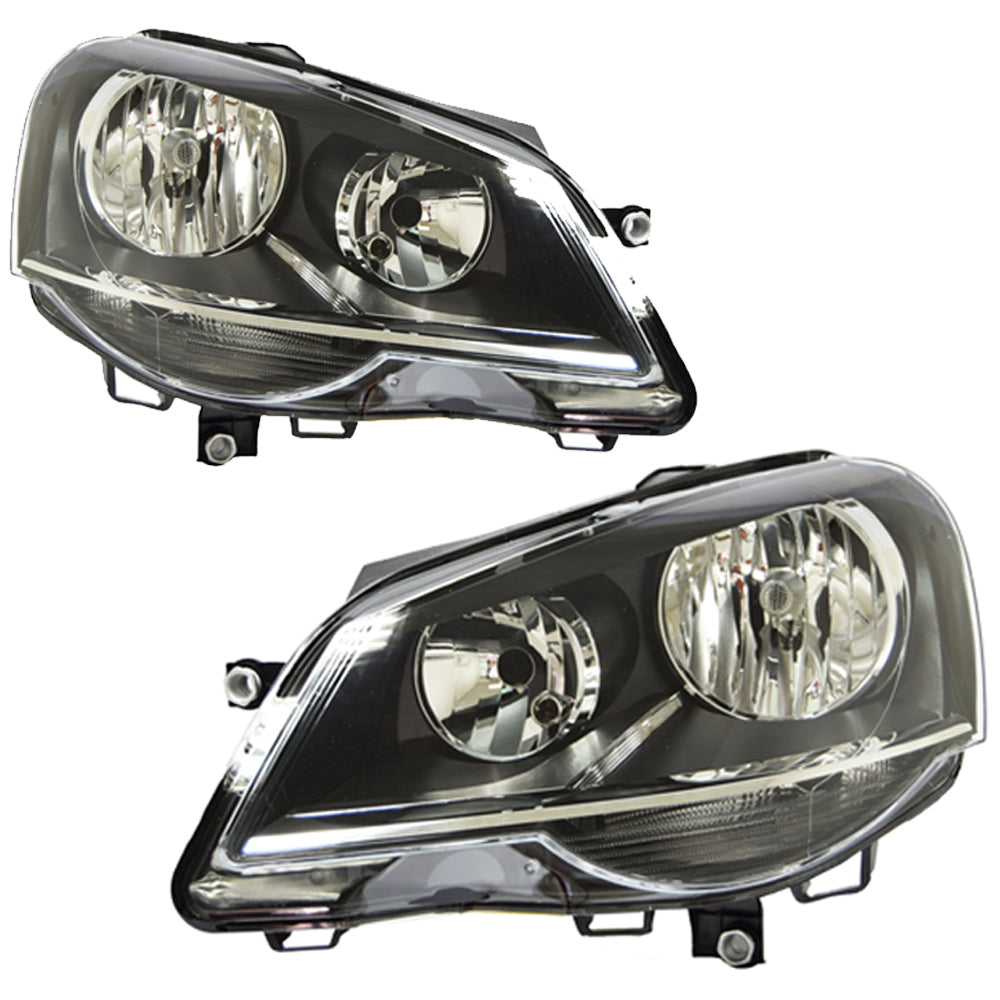 VW Polo Vivo Headlights Silverline Set